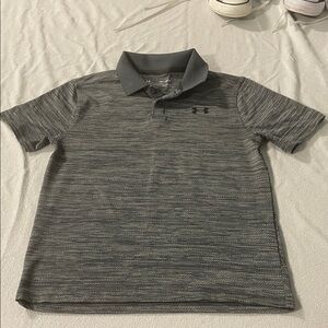 Under Armour Kids Charcoal Polo Shirt